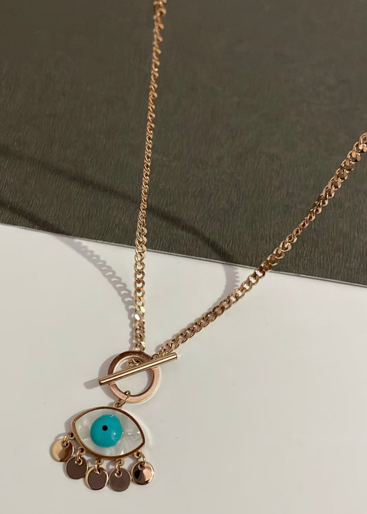 Evil gaze necklace