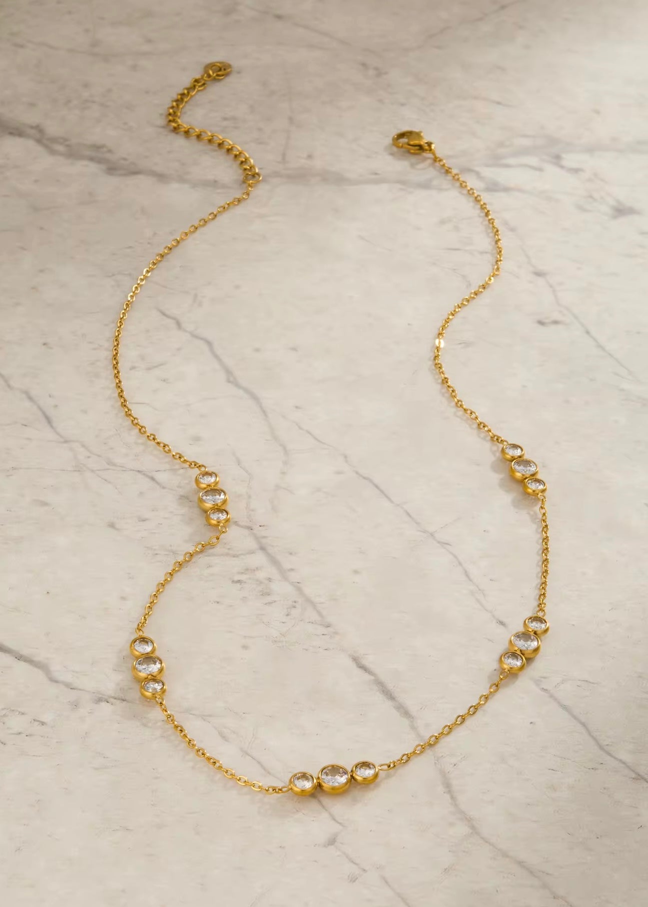 Bella solitaire necklace