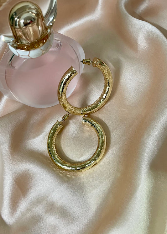 Siren hoops(Rosegold)