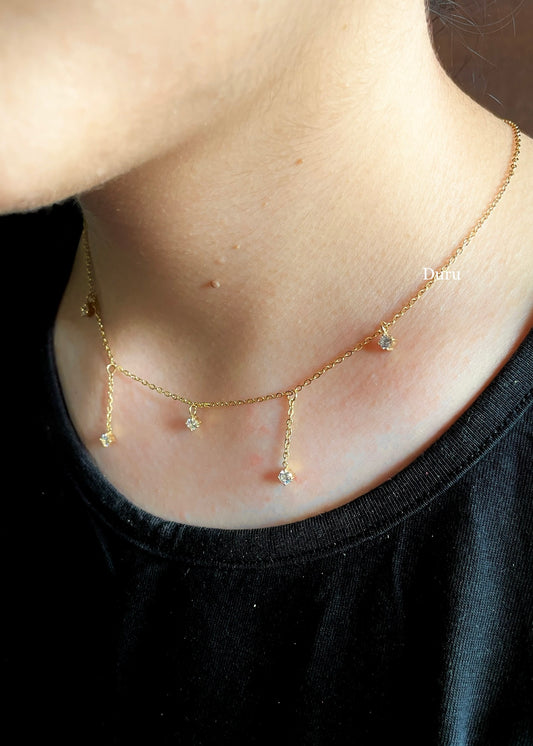 Luxury drop necklace