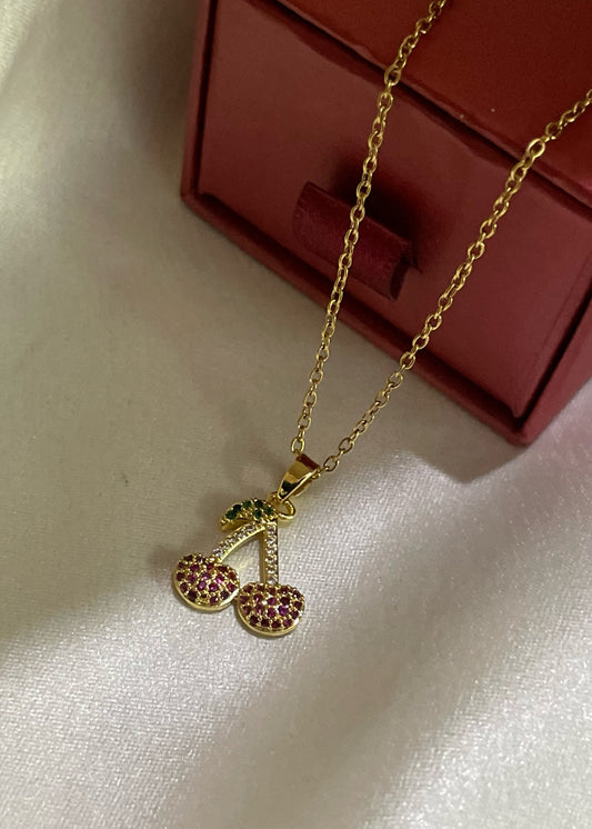 Cherry necklace