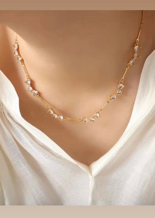 Luxe hearts necklace