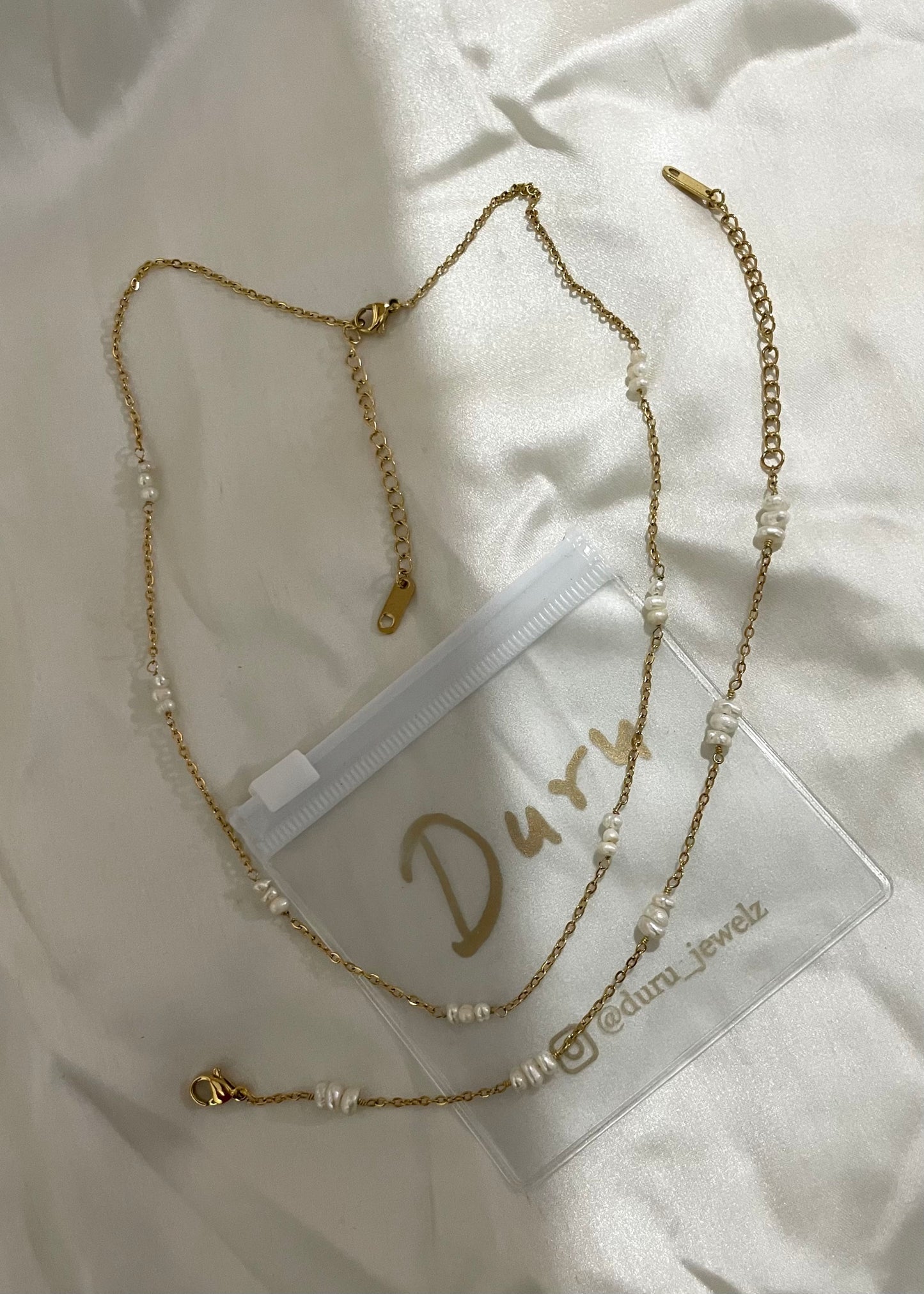 Silk necklace