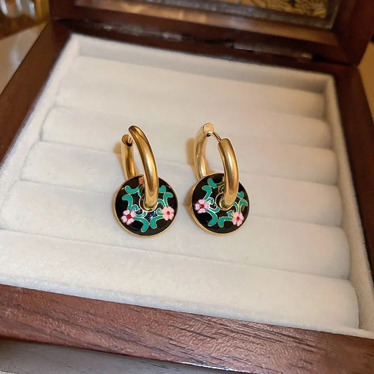 Flora enamel hoops