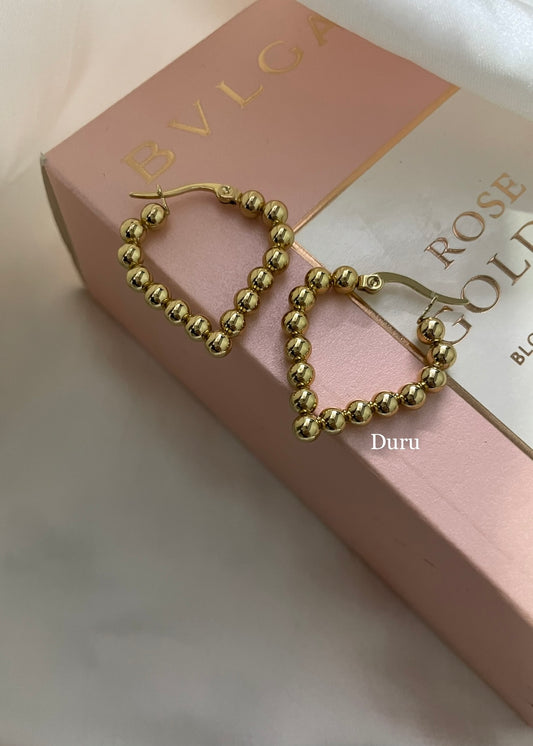 Bubble leaf hoops