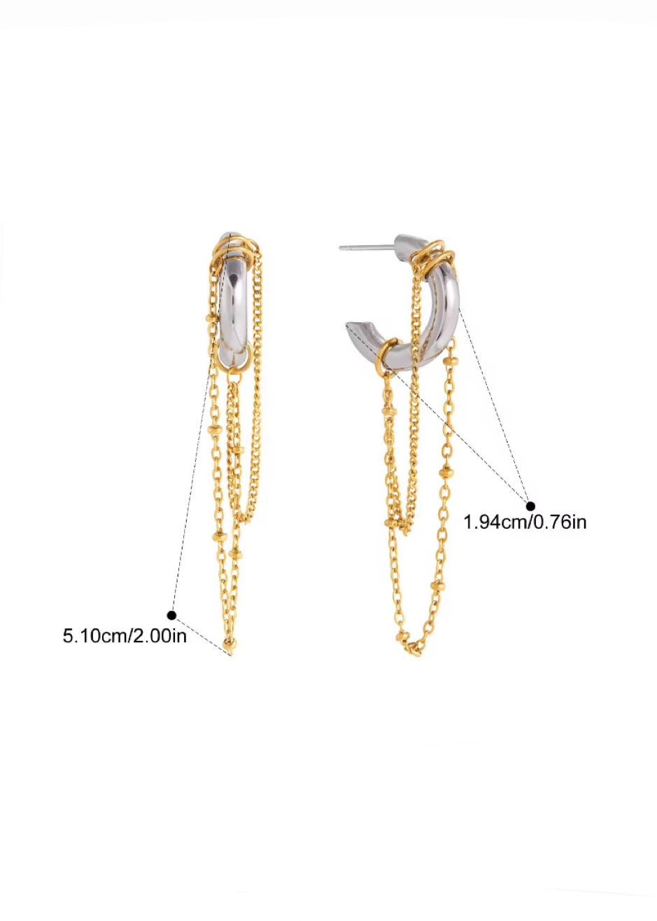 Hailey drip hoops