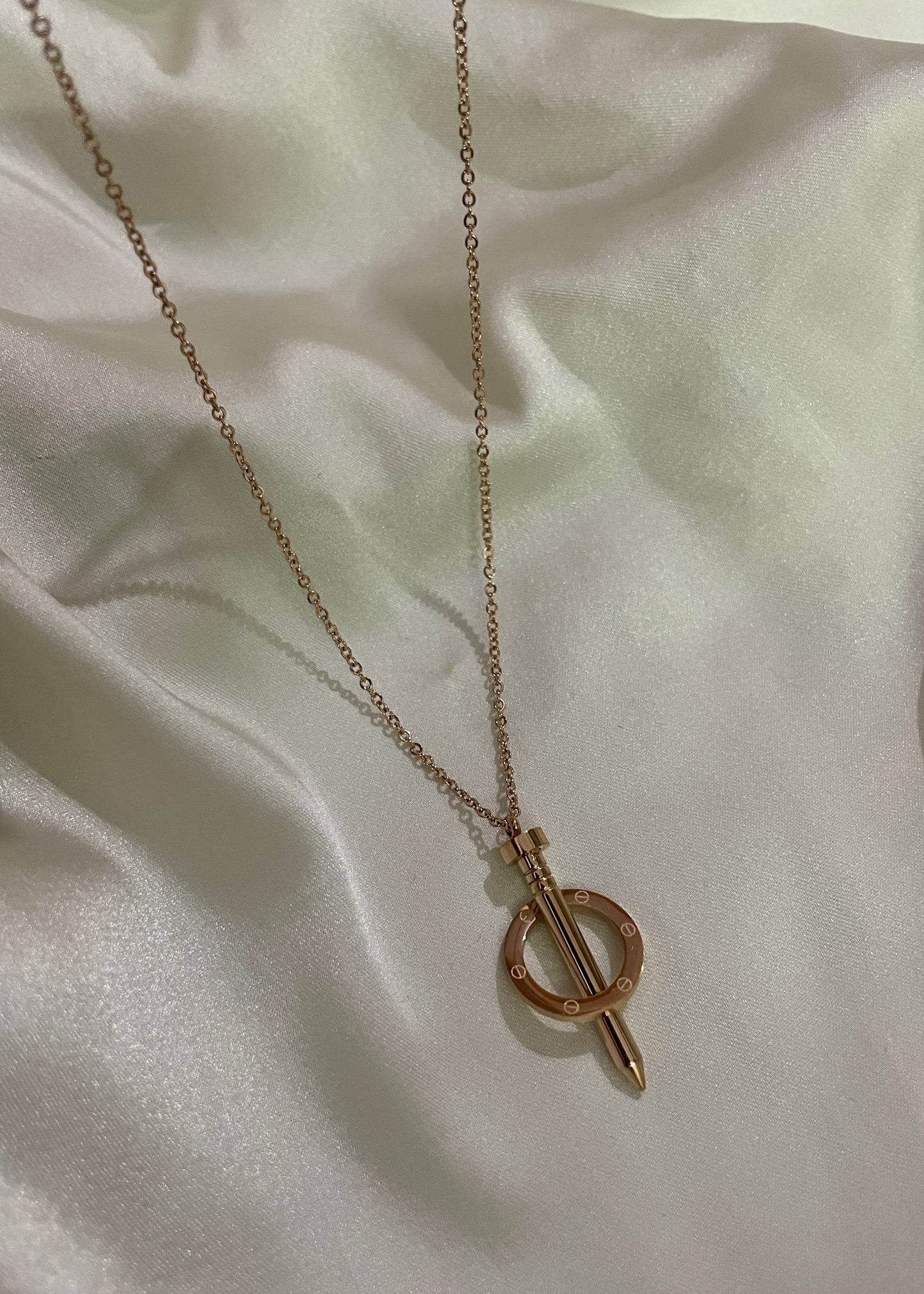 Nail necklace