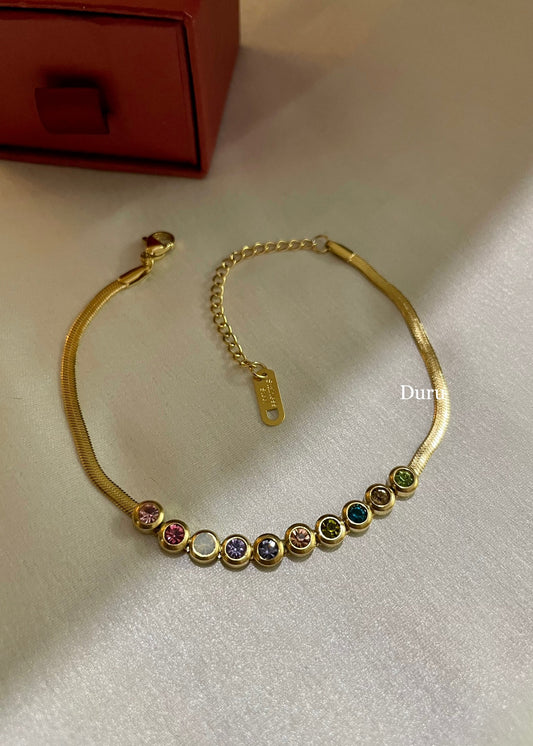 Multicolor aura bracelet