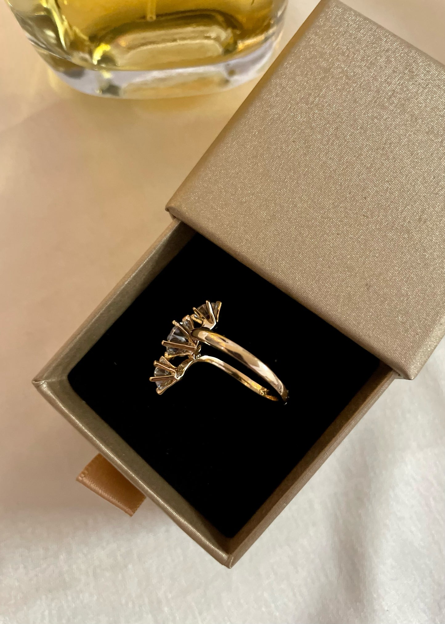 Royal solitaire ring