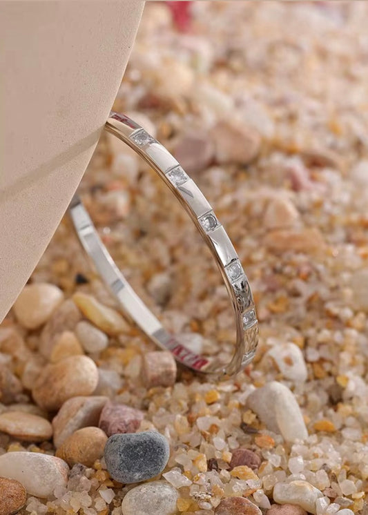 Silver symphony bracelet