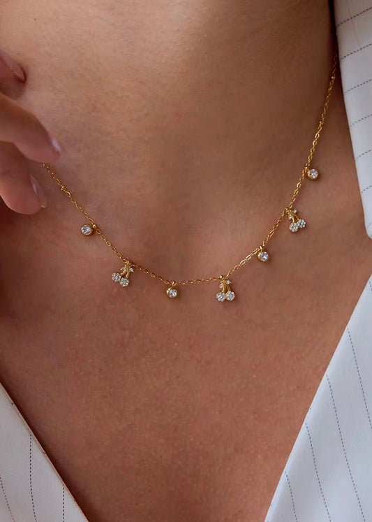 Cherry blink necklace
