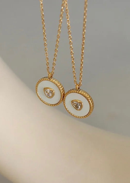 Mop moonlit necklace