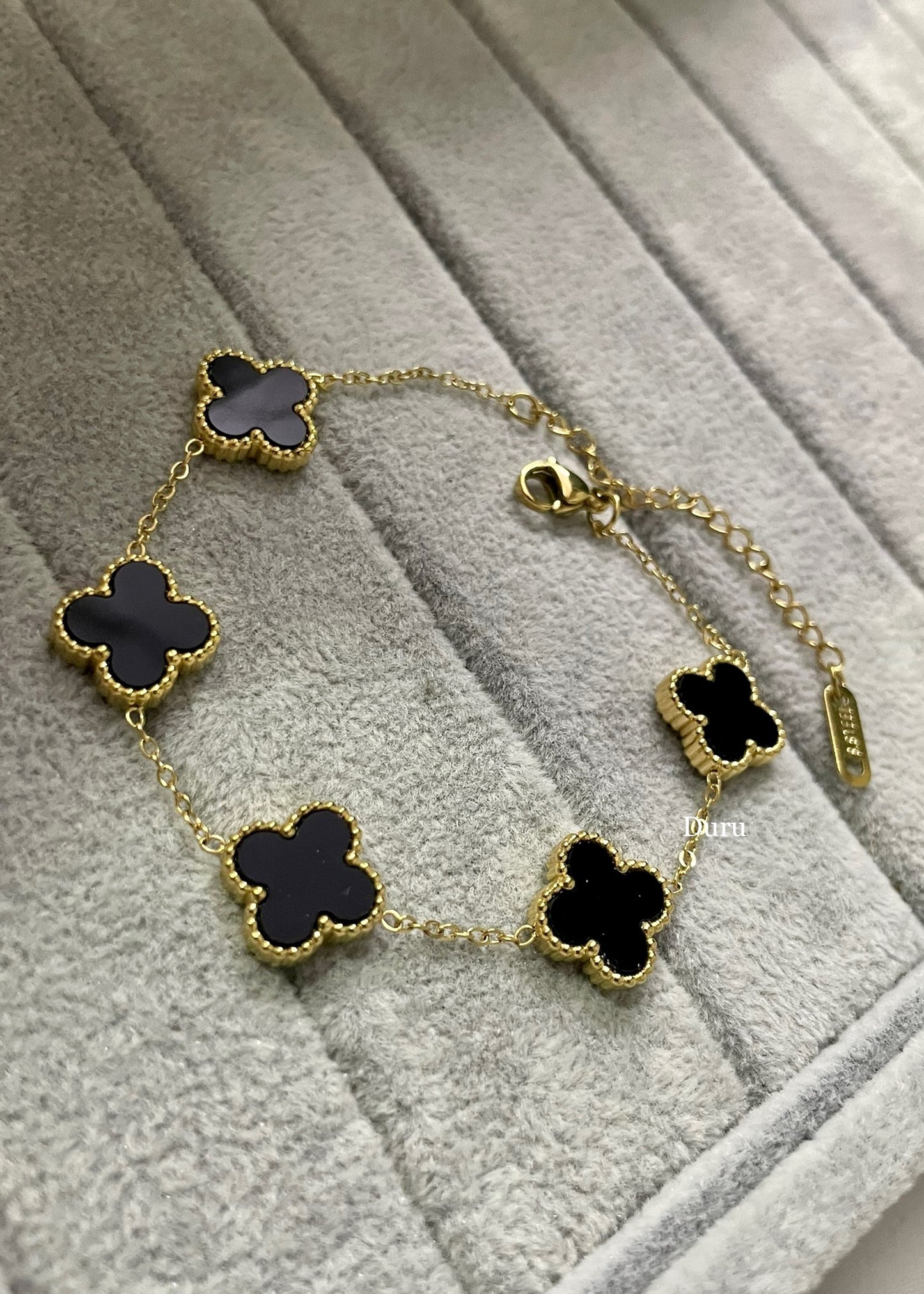 Black clover bracelet