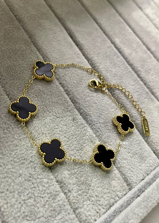Black clover bracelet
