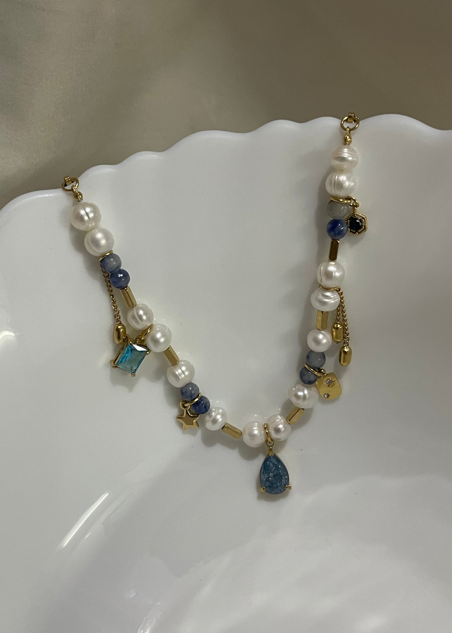 Empress necklace(Blue)