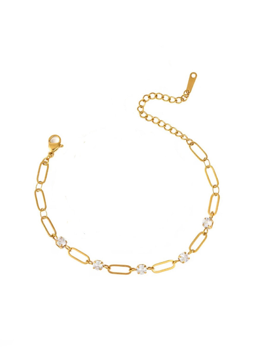 Solitaire royalty bracelet