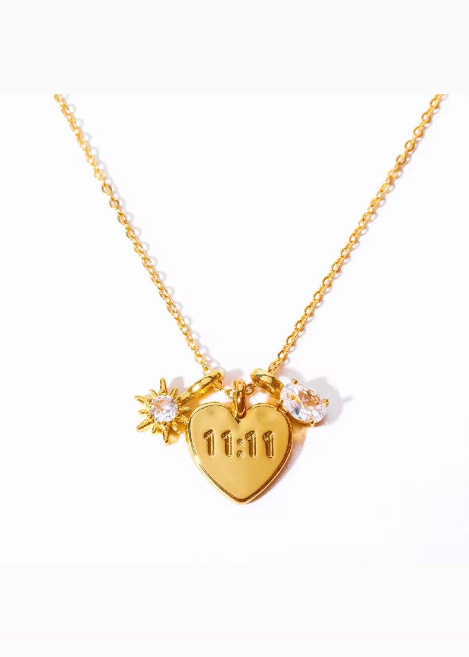 Angel charms necklace