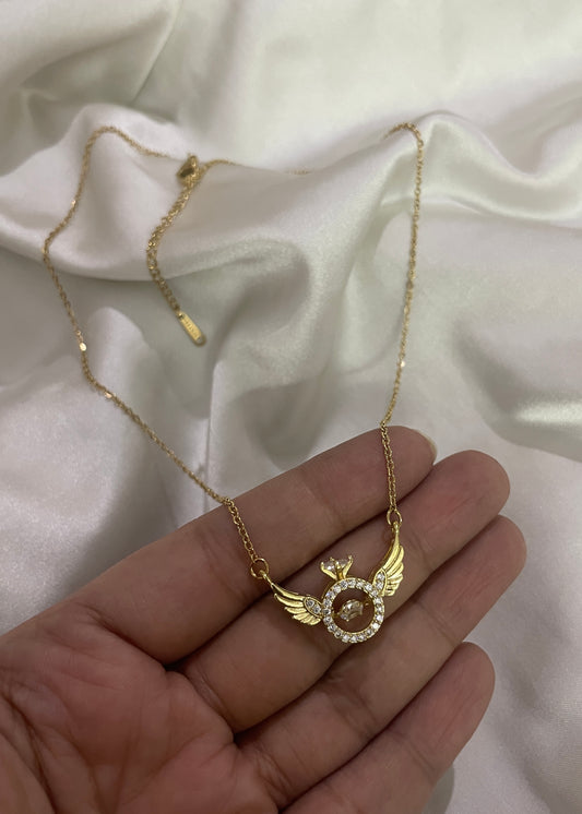 Angel wings necklace